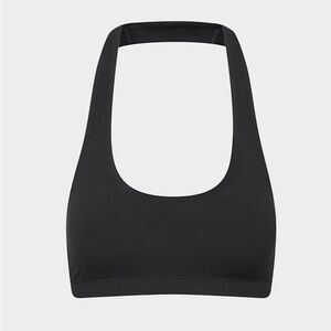 TNA Black Halter Butter Sports Bra - Black - M